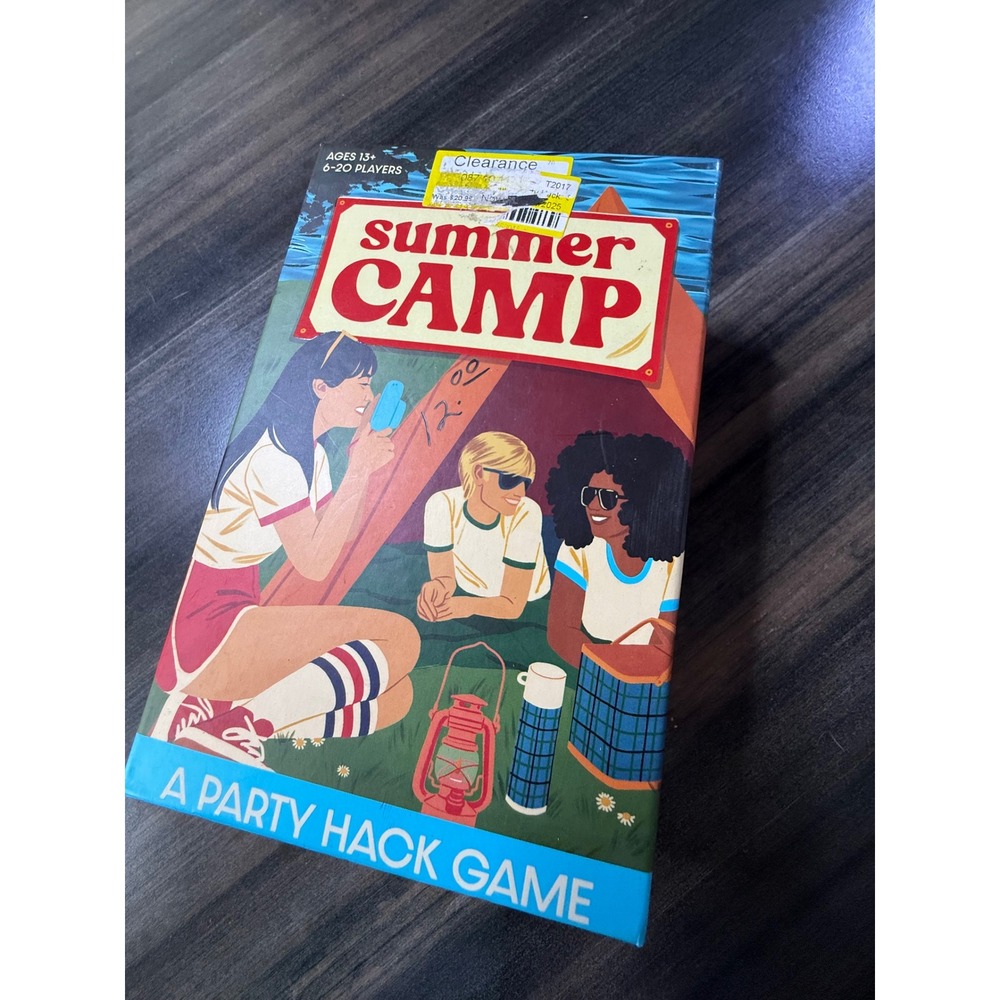 Funko Games Summer Camp A Party Hack Game 6-20 Players Ages 13+ New Sealed